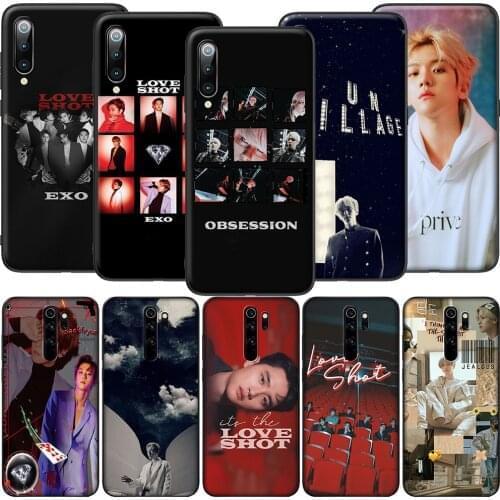 GX66 EXO Love Shot Baekhyun Soft Silicone Case for Redmi Note 4X 5 5A Prime 6 6A 7 7A 8 8A 8T 9 9A 9C 9S Pro Lite