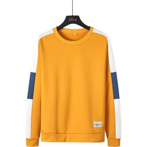 The New Sports Mens Sweatshirt Long-sleeved Youth Popular Collar Leisure Harajuku Hoodie Crewneck Sweatshirt Men Hoodies