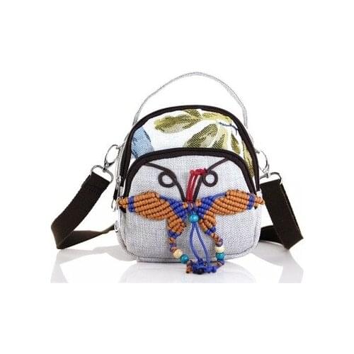 New coming Mini original string appliques shopping women handbags!Nice national embossing casual multi-use bag Top small Carrier