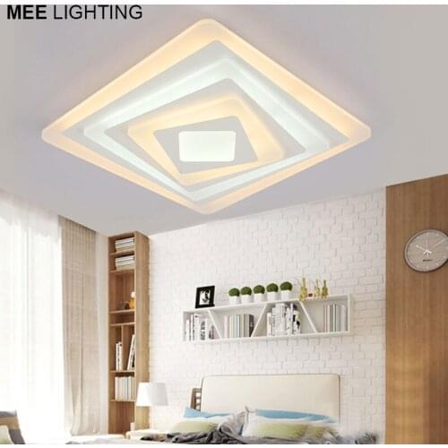 New Arrival Led Ceiling Light Fixture Acrylic Flush Mounted Ceiling Lamp for Living room Dining room Bedroom Square LED Ceiling