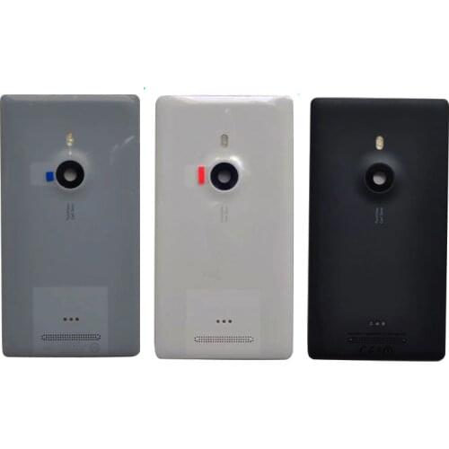 ZUCZUG New Plastic Rear Housing For Nokia Lumia 925 Battery Cover Back Case With Camera Lens+Flash Light задний корпус