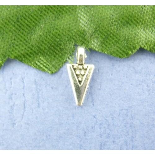 DoreenBeads 180PCs Pyramid Charms Pendants 4*9mm Findings (B00368) yiwu