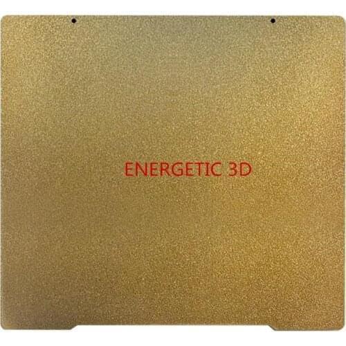 ENERGETIC Double-sided Textured PEI Powder Coated Prusa MK3 Spring Steel Sheet Removal Build Plate 241x254mm