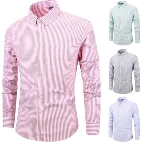 Mens Shirts Cotton Long Sleeves Casual Shirts Male New Fashion Designer Comfortable Formal Big Plaid Bronzing Shirt