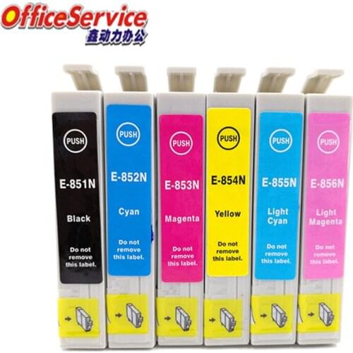 85N T0851 T0852 T0853 T0854 T0855 T0856 Compatible Ink cartridge For Epson Stylus Photo 1390 R330 T60 printer