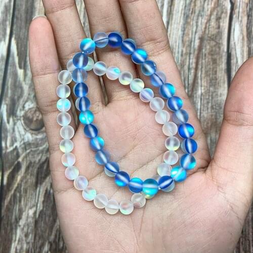 Momiji Luminous Stone Beaded Bracelet Bangle Women Charm Fluorescence Bracelet Jewelry Halloween Glowing Men Bracelets