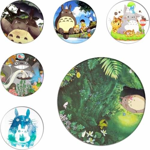 Tonari no Totoro Cosplay Badge Anime Breastpin Mei Cute Cartoon Brooch Pins Collection Toys for Backpack Clothes Bags