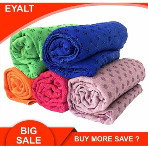 High Density Yoga Towel Yoga Mat Towel Anti Slip Environmental Protection Granule Gym Mat Yoga Napkin