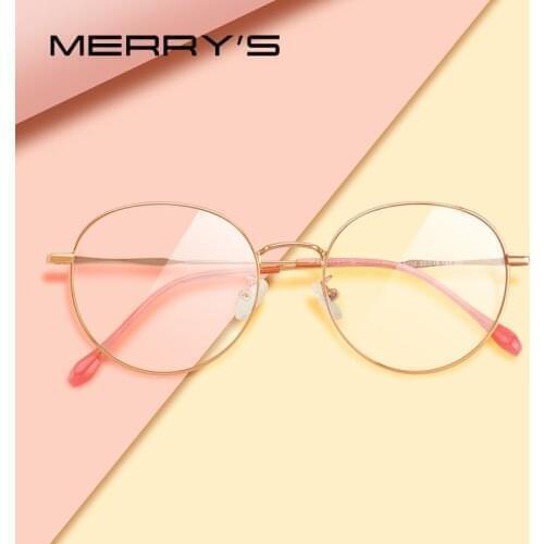 MERRYS DESIGN Women Fashion Trending Oval Glasses Frame Ladies Eyewear Myopia Prescription Optical Eyeglasses S2022