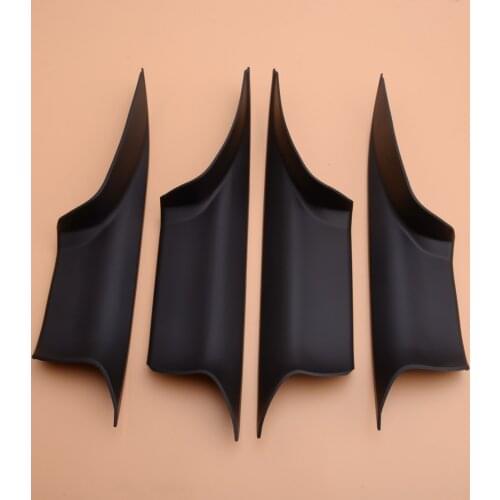 4Pcs/Set Car Interior Door Panel Handle Pull Carrier Grab Cover Trim fit for BMW 7-Series F01 730 740 750 760 2008-2013 2014