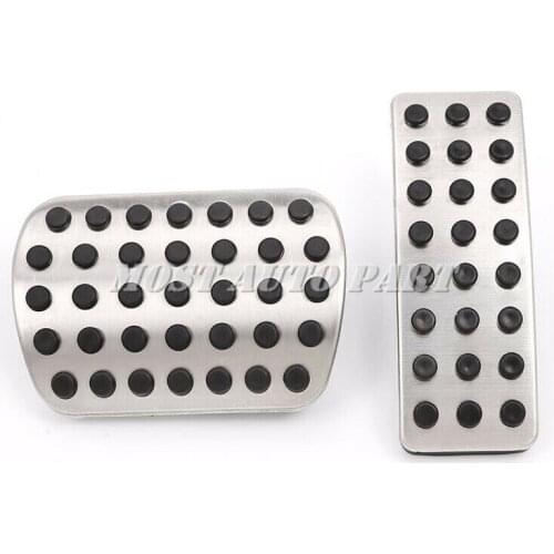 Aluminum AT Foot Pedal Gas Fuel Brake Pedal Cover For Mercedes Benz A-Class W176 B W246 CLA C117 GLS GLE W166 ML R Class W251