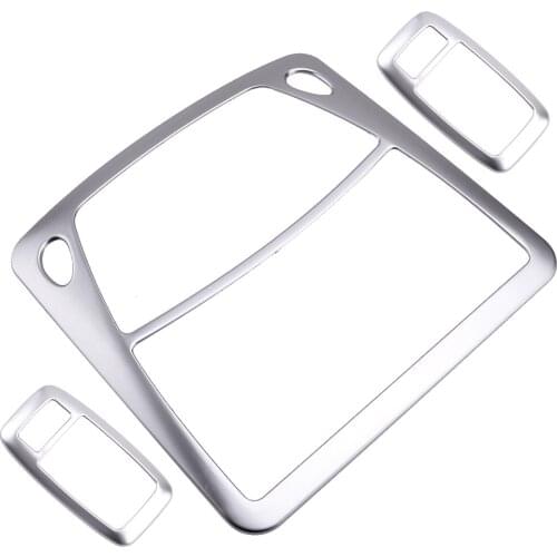 Car 3Pcs/Set Interior Roof Reading Light Switch Cover Trim Fit For Nissan Rogue X-Trail T32 2014 2015 2016 2017 2018 2019 2020