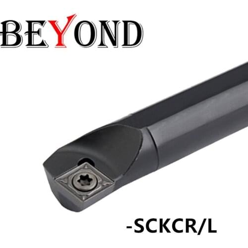 BEYOND S08K-SCKCR06 S10K-SCKCR06 S12M SCKCR 12mm Lathe turning tools cnc Internal tool holder SCKCL carbide inserts CCMT0602