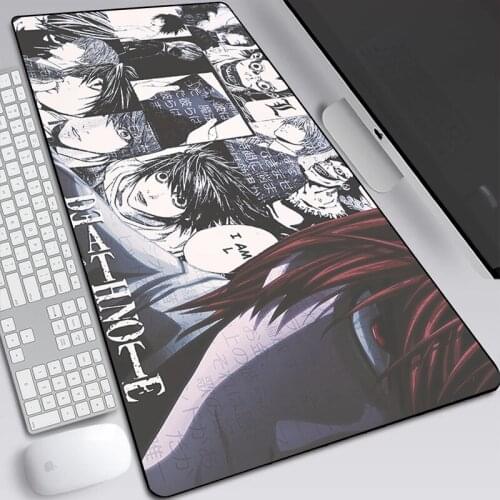 Death Note Large Game Anime Mouse Pad Computer Hot Sell Mouse Pad Anti-slip Natural Rubber Carpet Office Decoration Desk Mat