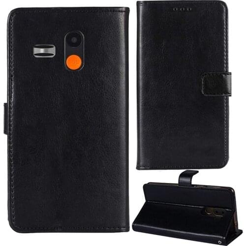 For Gigaset GL390 Case 2.2 inch Flip Wallet Business Leather Funda Phone Case for Gigaset GL390 with card slot Accessories