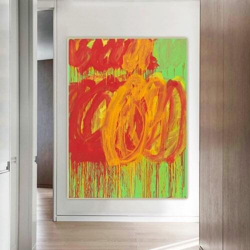 Citon Cy Twombly《Camino Real》Canvas Art Oil Painting Artwork Poster Picture Wall Background Decor Home Decorations
