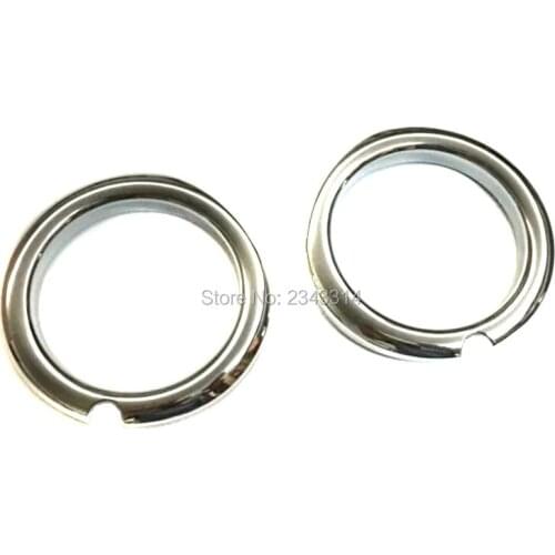 For Mitsubishi Outlander 2016-2018 ABS Chrome Front Fog Light Lamp Cover Foglights Frame Trim Protector Exterior Car Accessories