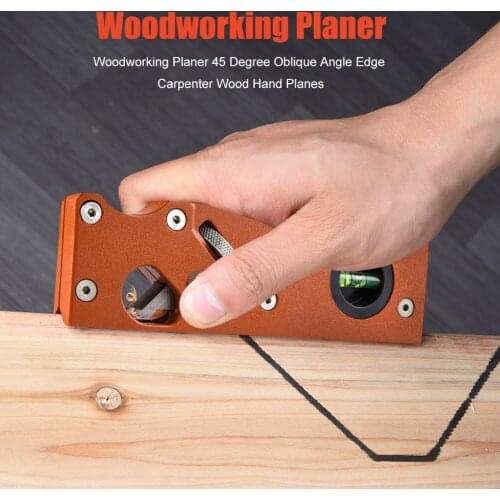 45 Degree Bevel DIY Chamfering Deburring Hand Planer Edge Corner Wood Trimming Tool for Carpenter Woodworking Woodcraft Tools