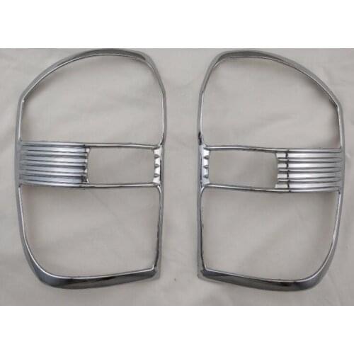 For toyota RAV4 2000-2005 XA20 ABS Chrome plated Rear Light Lamp Cover Trim Tail Light Cover