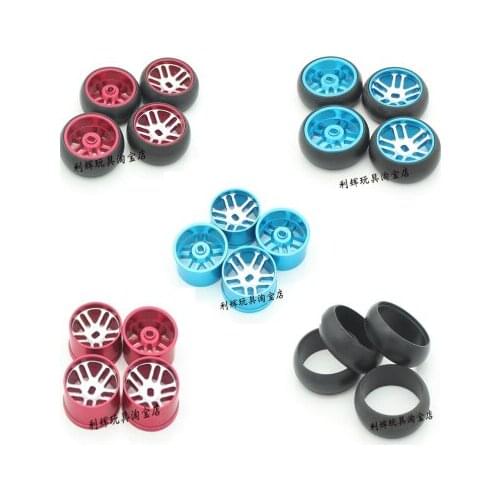 WLtoys K969 K989 mini-z mini-d mini-q RC Car Spare parts upgrade metal wheel hub Drift Arc tire