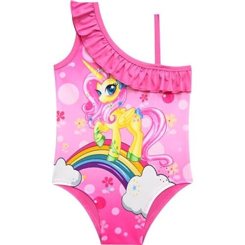 2019 Unicorn Girls Swimsuit One Piece Childrens Swimwear 2019 Swiming Suit Girl Swimwear Beachwear Bathing Suit G48-CZ905