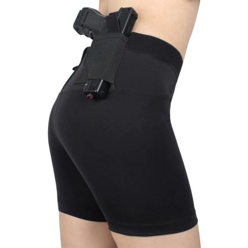 Kosibate Hunting Holster Polyester Gun Concealed Short Leggings for Glock Revolver Glock 17 Glock 19 Taurus Universal Pistol
