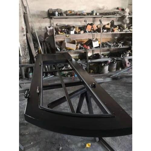 Wholesale made in china 72x96" with 12 gauge steel wrought iron doors for sale with lowest price Hc-id31