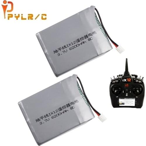 Original 3.7V 6200mAh 8C Lipo Battery for Spektrum Horizon iX12 model aircraft Remote Control Spare Part 2S Rechargeable Battery