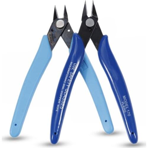 170 Oblique Pliers Plastic Nozzle Electronic Cutting Wire Pliers Diagonal Pliers DIY Cutting Pliers Thin Mouth 170 Scissors
