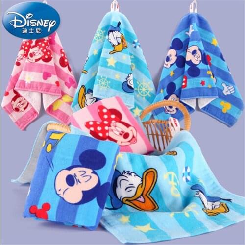 Disney Cartoon Mickey Mouse Frozen Elsa Princess Face Towel Cotton Gauze Baby Newborn Towel kids Boy Girl Bibs Handkerchief gift