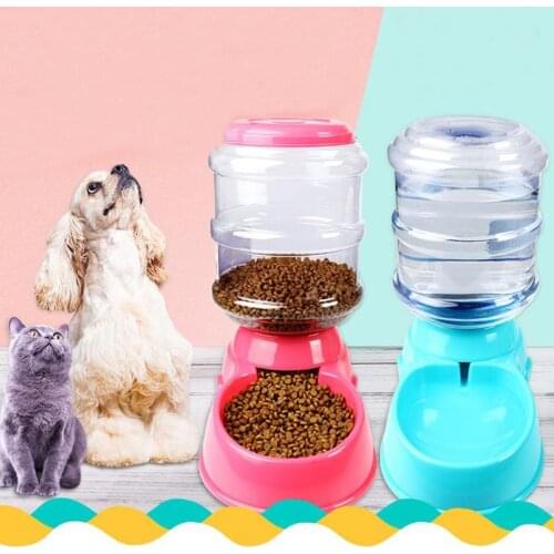 Detachable Pet Cat Drinking Dispenser Dog Food Bottle Automatic Pet Feeder for Cats Dogs Puppy Cat Water Fountain Pets Supplies