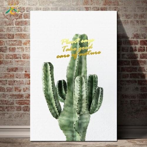Nordic Poster Decoration Green Plants Life Wall Art Canvas Poster and Print Canvas Painting Decorative Picture Home Decoration