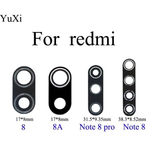 YuXi Coopart New Back Rear Camera lens glass replacement for Xiaomi Redmi 8 /8A / note 8 /note 8 pro Note8Pro