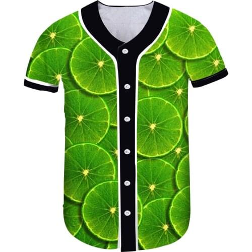 UJWI Lemon Fresh Fruit Design Lime Picture Green Dropship
