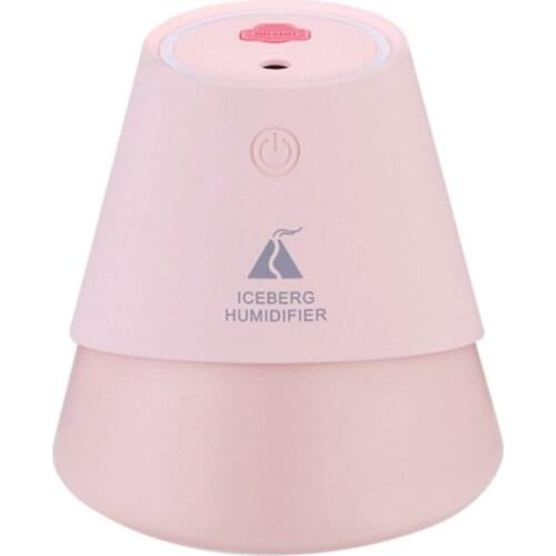 Ultrasonic Iceberg Air Humidifier USB Aroma Essential Oil Diffuser Air Purifier Home Car Mist Maker LED Air Freshener