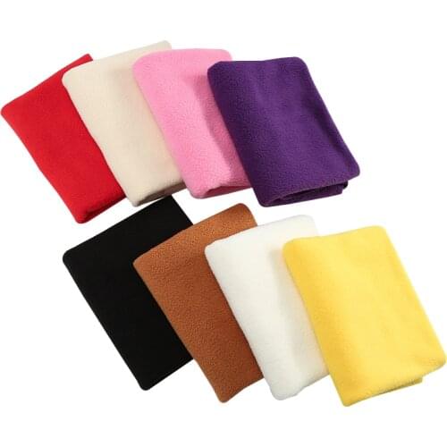 Winter Polyester Polar Fleece Fabric Dolls Handmade Material 50*50cm/pcs TJ 1197