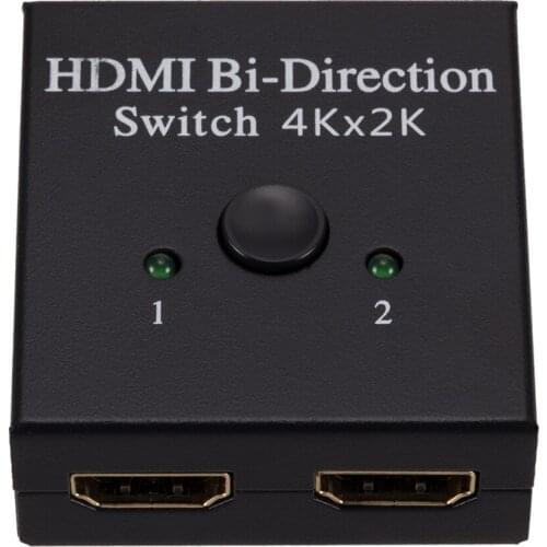 Splitter BI-Directional Switch 1 In 2 Out/ 2 Input 1 Output For TV Monitor
