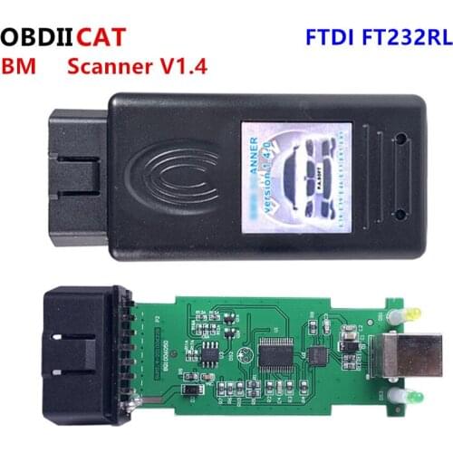 2020 Newest V1.4.0 with FTDI FT232RL Chip PA Soft for BM-W Scanner Vesion 1.4 OBD2 Diagnostic tool best price For BM-W Scanner