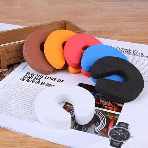 4Pc Multi-Colored Soft Baby Door Stopper Kids Finger Protector Kitchen Bedroom Security Door Children Door Stopper Safe Locks