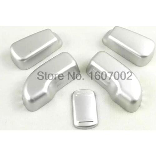 For Renault Koleos 2016 2017ABS Matte Seat Adjustment Switch Button Bnob Car Styling Cover Trims 5Pcs