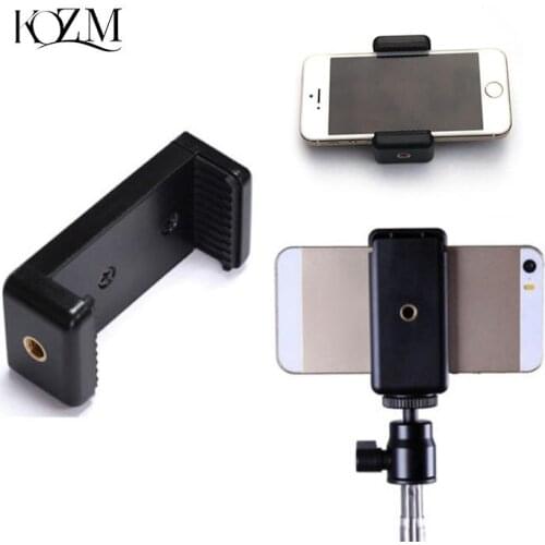 Duurzame Mobiele Telefoon Clip Adapter Universele Voor Statief Monopod Houder Klem Beugel Stand Houder Zwart