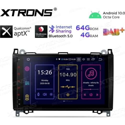 Android 10.0 Qualcomm Bluetooth 5.0 Car Radio Player GPS for Mercedes Benz W245 W169 Viano Vito W639 Sprinter W906 NO DVD