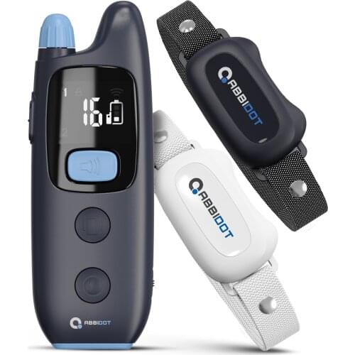 ABBIDOT Dog Training Shock Collar Anti Bark Strap for Small Dogs Waterproof Canine Equipment Supplies Accessories 1500Ft Q20