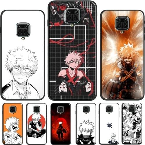 Bakugo Boku no My Hero Academia Case For Xiaomi Redmi Note 9 Pro Case For Redmi Note 8 Pro Note 9S 8T 7 9 9A 9C Cover