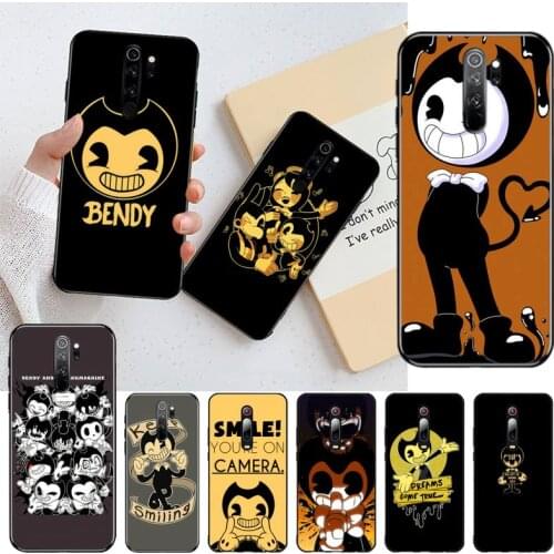 Bendy the ink machine Phone Case for Redmi 9A 8A 7 6 6A Note 9 8 8T Pro Max Redmi 9 K20 K30 Pro