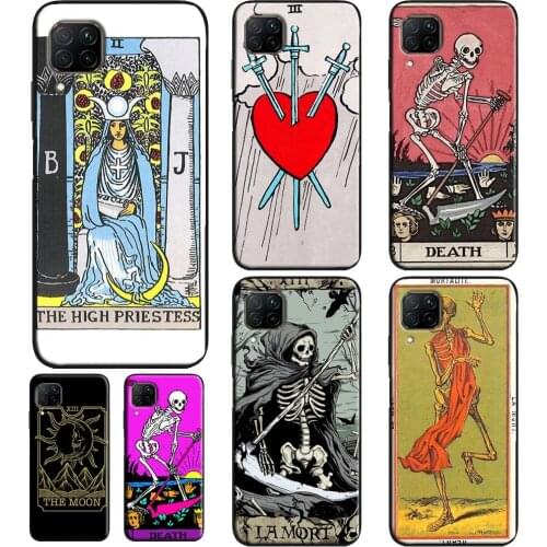 Moon Tarot Mystery totem Case For Huawei P20 Lite P40 Mate 20 Pro P30 Phone Cover For Huawei P Smart 2019 2021 Z