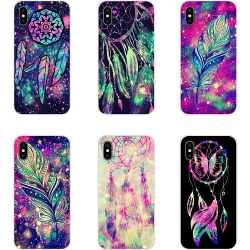 For Huawei Mate Honor 4C 5C 5X 6X 7 7A 7C 8 9 10 8C 8X 20 Lite Pro Dream catcher feather stars colorful Mobile Phone Shell Cover