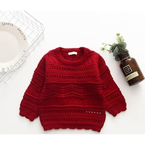 Kids Sweaters Baby Girl Winter Clothes New Baby Girls Sweater Warm Sweater Knit Crochet Sweaters Baby Cotton Boy Clothes