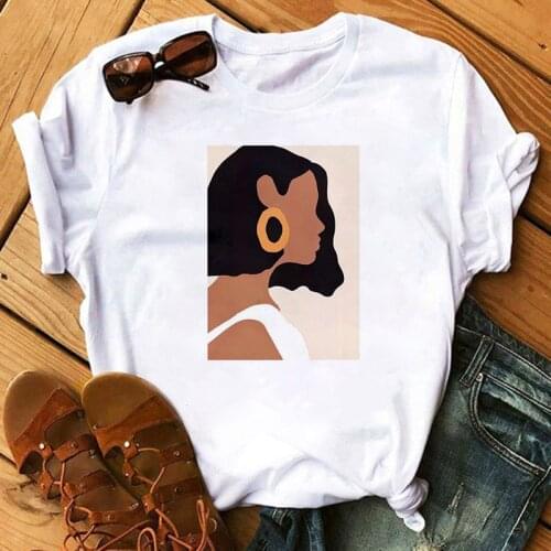 T Shirt Women Abstract art For Girl Print T-shirt Girl 90s Fun Graphic Harajuku Tshirt Fashion Aesthetic Tops Tee Female Clothes