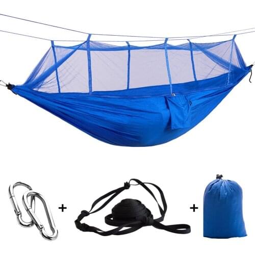 Ultralight Camping Mosquito Net Hammock 1-2 Person Survival Hamac Hanging Bed Outdoor Netting Travel Hanging Bed Portable Tent
